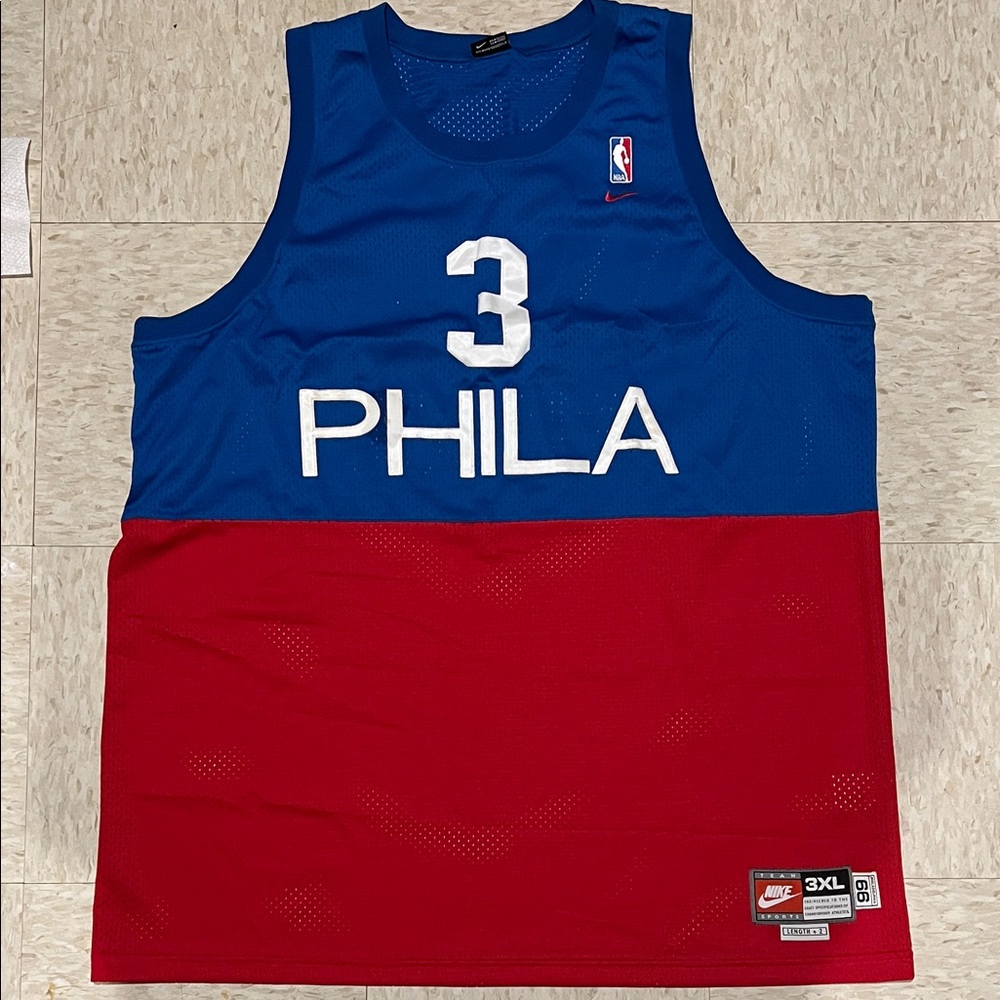 Nike Philadelphia 76ers Allen Iverson Throwback Basketball Jersey